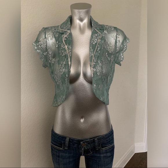 Lace Bolero Jacket - Picture 2 of 8